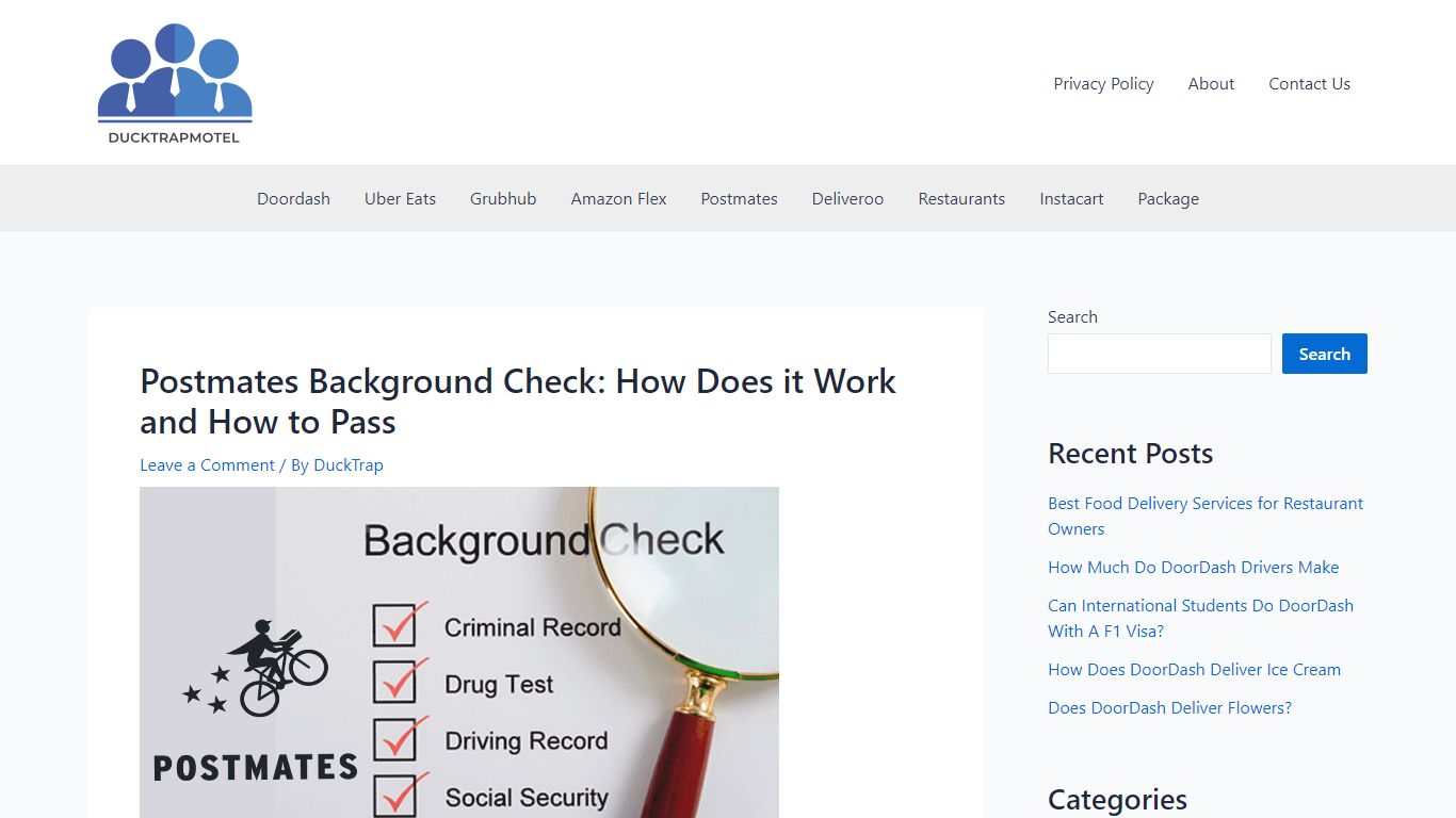 Postmates Background Check: How Does it Work and How to Pass