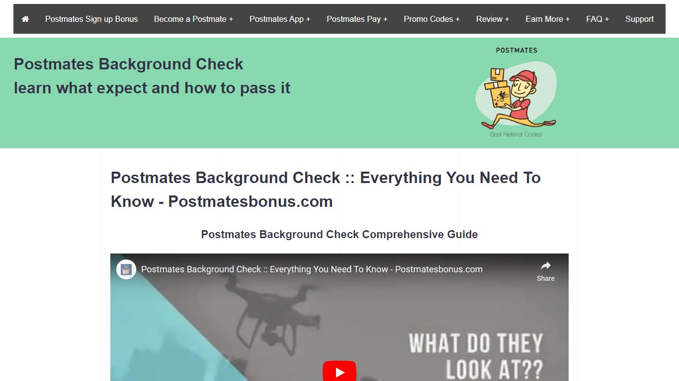 Postmates Background Check: What to expect [how to pass it]